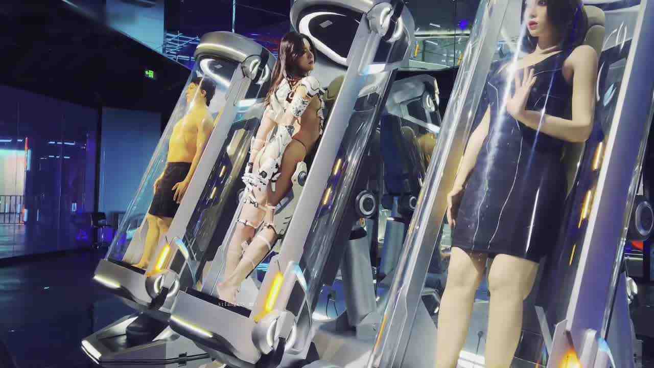  顶级网红女神 阿朱这次cos赛伯庞克 的剧照1